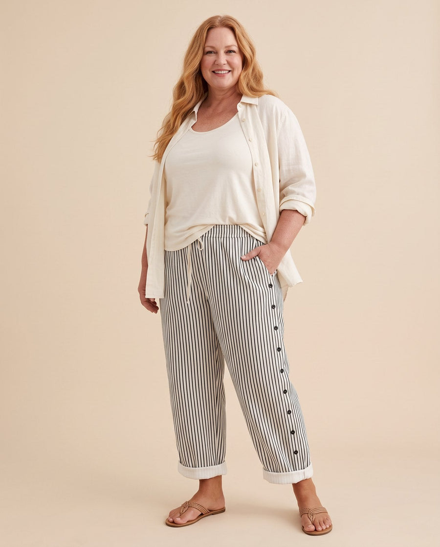 Wide-Leg Pants for women with curves