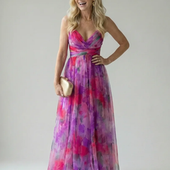 Pink Isel | Soft Wrap Maxi Dress