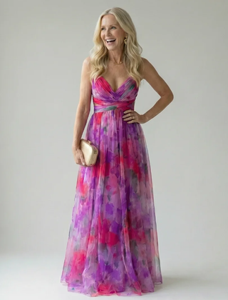 Pink Isel | Soft Wrap Maxi Dress