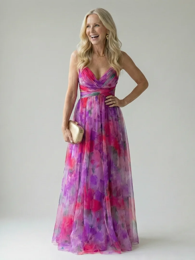 Pink Isel | Soft Wrap Maxi Dress