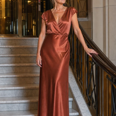 Samouse™ Cap Sleeve Wrap Bodice Maxi Dress - photo 5