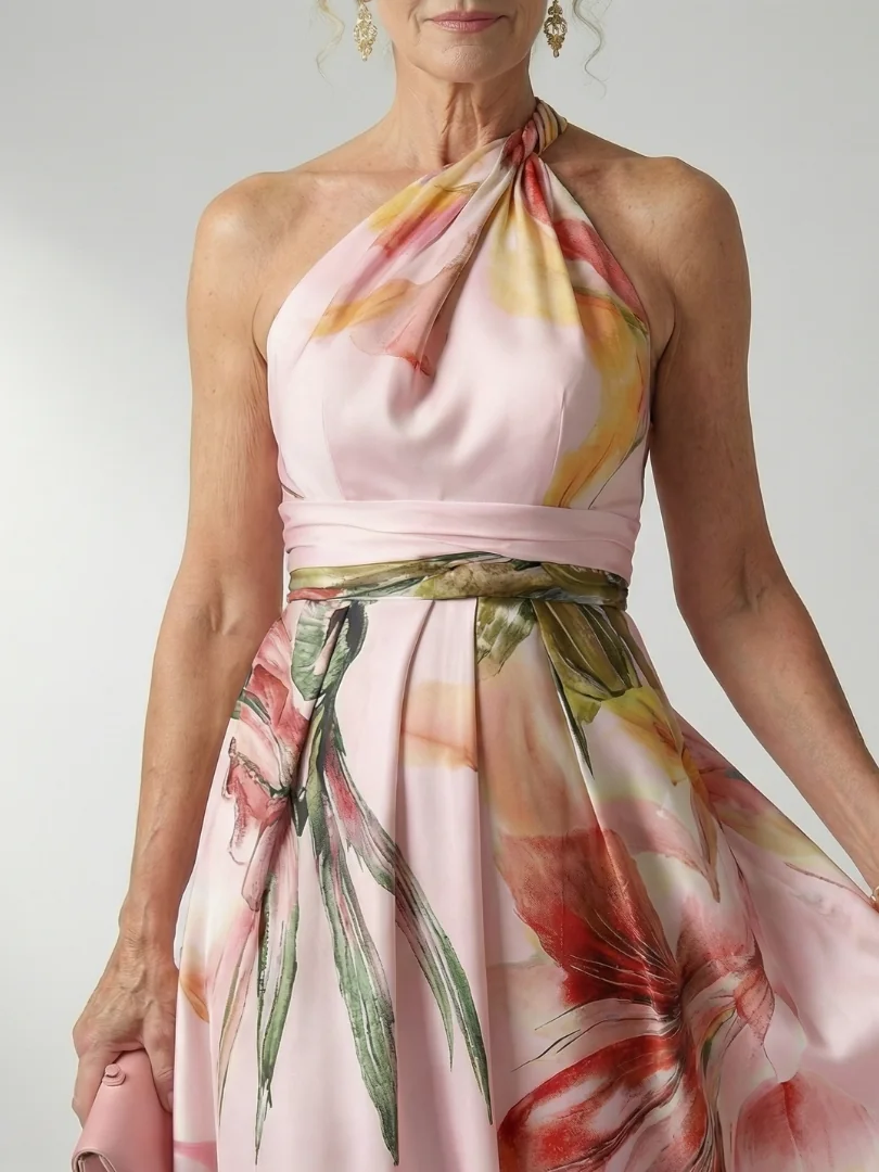 Amiel | Light Floral Maxi Dress - photo 7