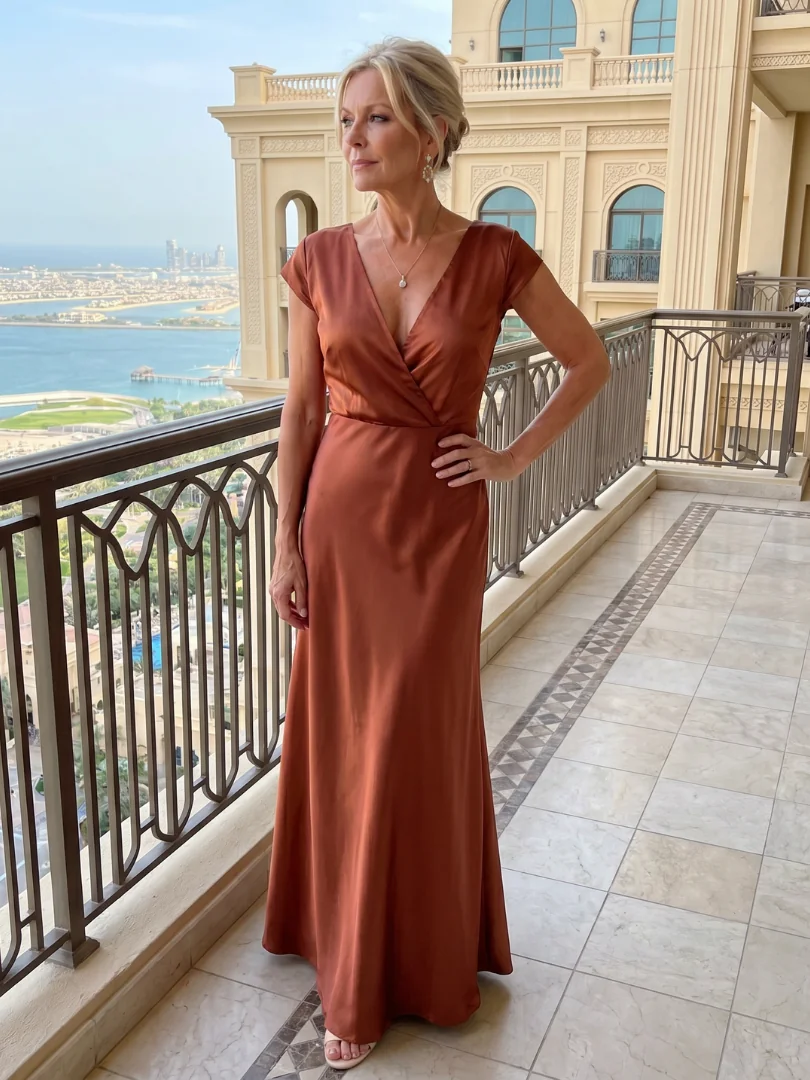 Samouse™ Cap Sleeve Wrap Bodice Maxi Dress - photo 6