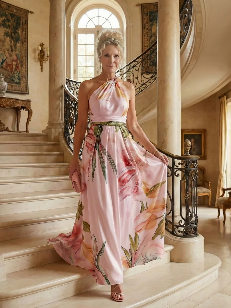 Amiel | Light Floral Maxi Dress - photo 10
