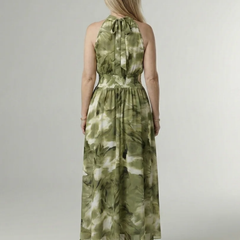 Sylin | Gathered Halter Midi Dress - photo 8