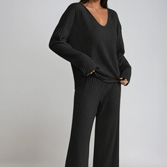 Evangeline Ribbed Knit Lounge Set - photo 1