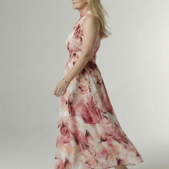 Sylin | Gathered Halter Midi Dress - photo 9