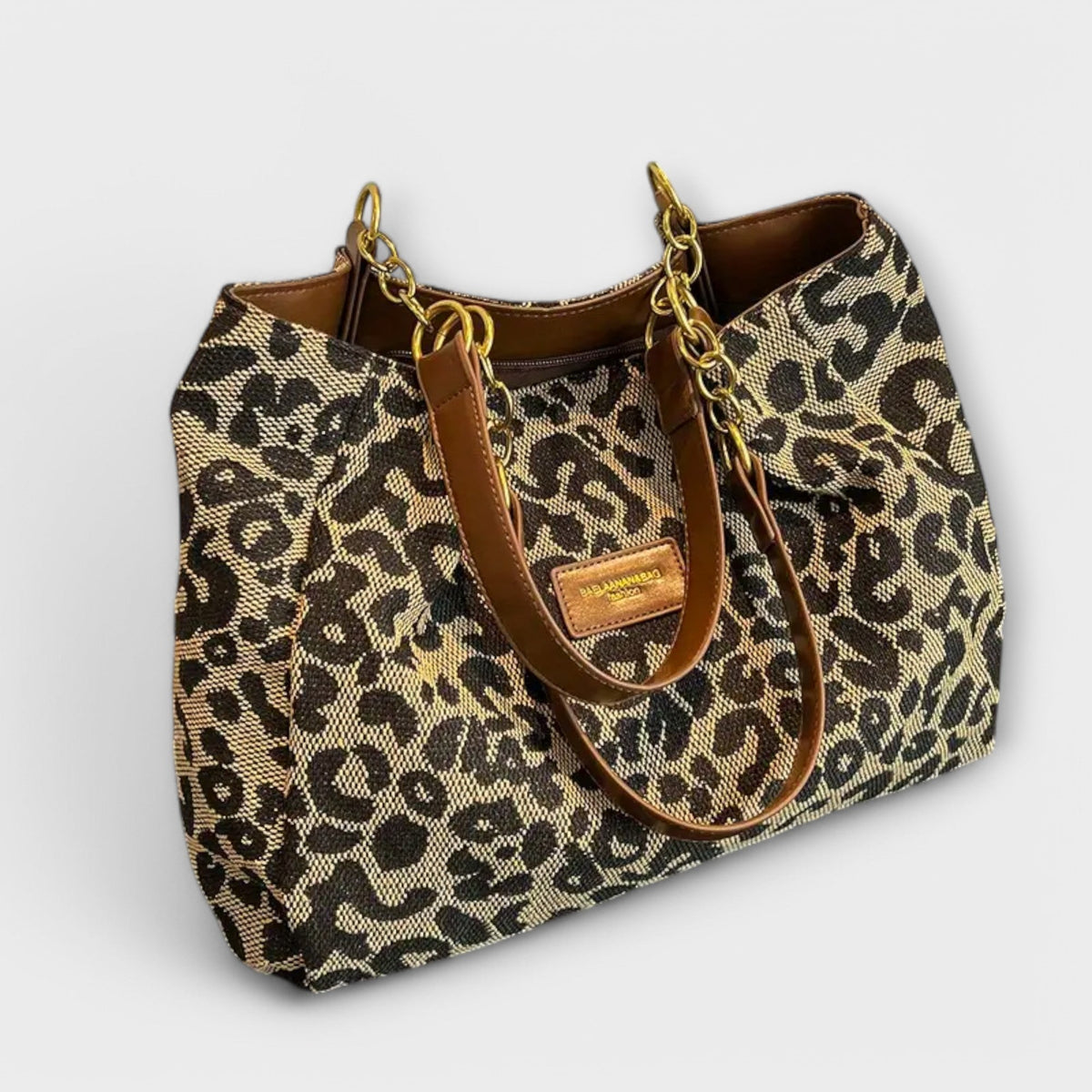 Olivia - Leopard Canvas Tote - photo 1
