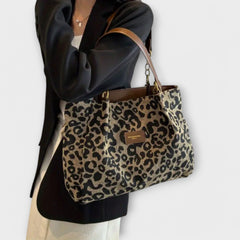 Olivia - Leopard Canvas Tote - photo 2