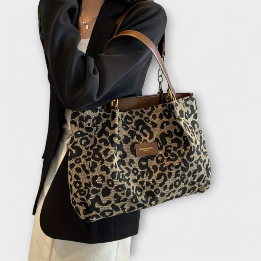 Olivia - Leopard Canvas Tote - photo 2