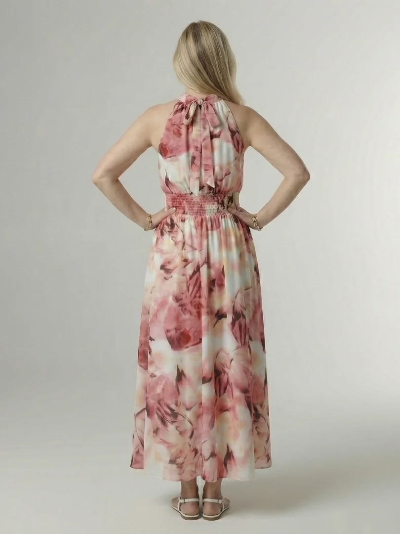 Sylin | Gathered Halter Midi Dress - photo 11