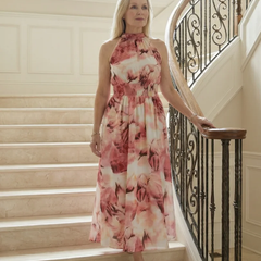 Sylin | Gathered Halter Midi Dress - photo 15