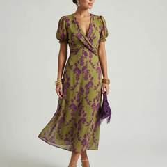 Floral Stella & Grace™ | Relaxed Floral Midi Dress