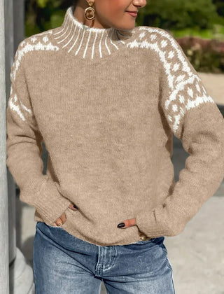 Khaki Livia – Knitted Sweater