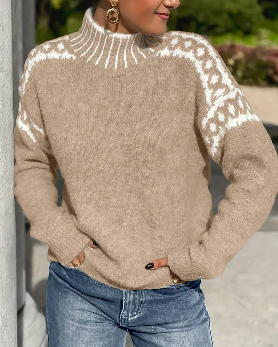Khaki Livia – Knitted Sweater