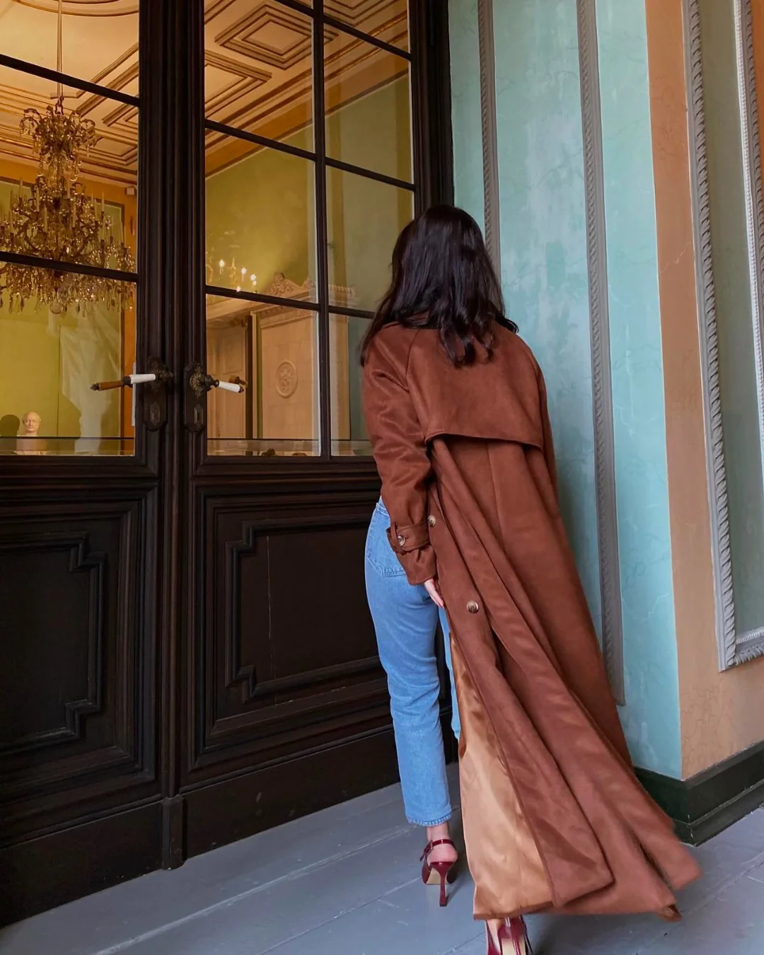 Women's Banbury Suede Trench Coat - photo 5