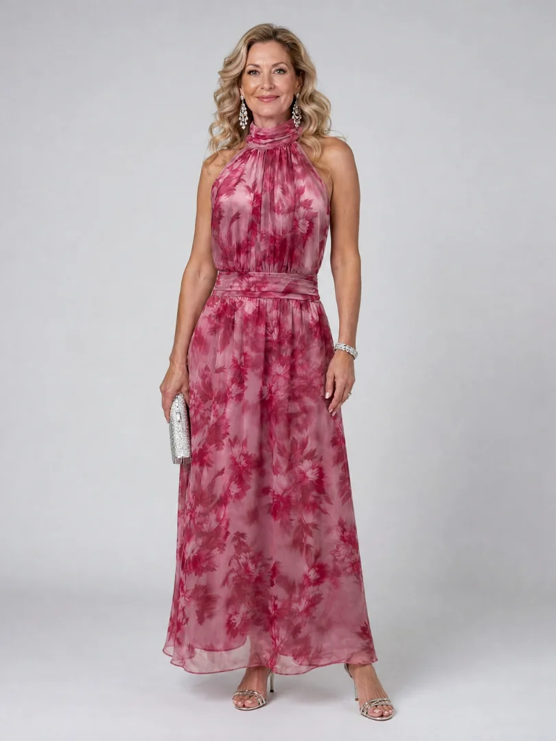 Avien™ Soft Halter Neck Midi Dress - photo 1