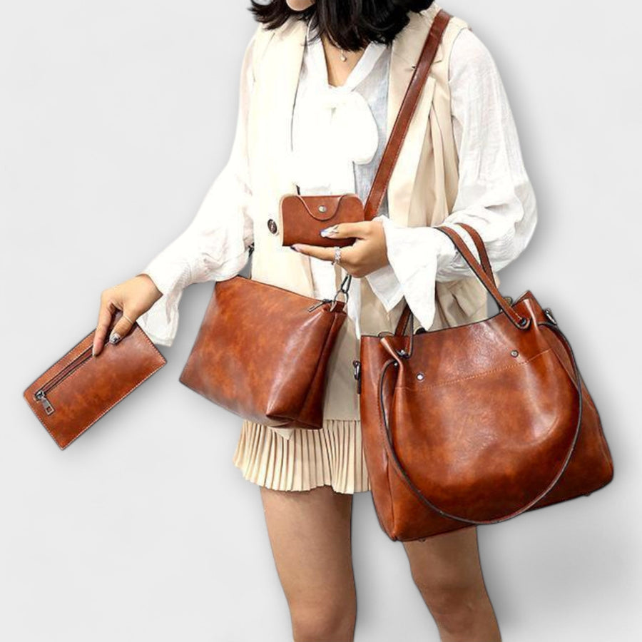 Olivia - 4-Piece Vintage Bag Set - photo 1