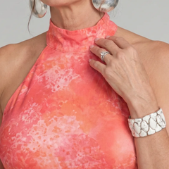 Coraline™ Halter Neck Printed Pattern Maxi Dress - photo 3