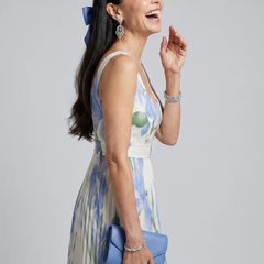 Ophelia™ Sleeveless Square Neck Floral Print Midi Dress - photo 3
