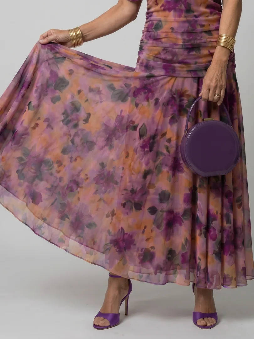 Calen | Off Shoulder Flow Midi Dress - photo 2