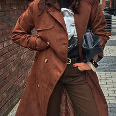 Women's Banbury Suede Trench Coat - photo 6