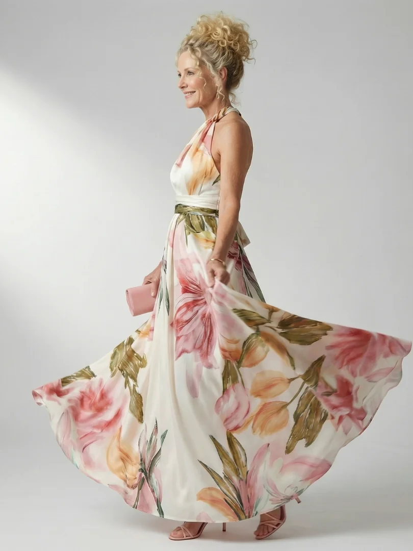 Amiel | Light Floral Maxi Dress - photo 1