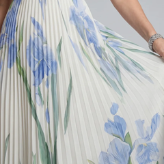 Ophelia™ Sleeveless Square Neck Floral Print Midi Dress - photo 4