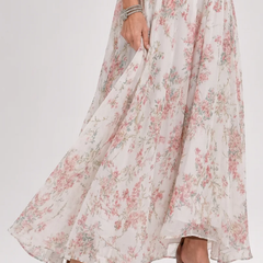 Guinevere™ Floral Print Flowing Skirt Midi Dress - photo 2
