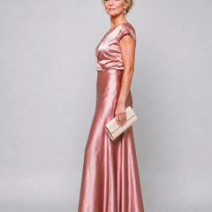 Samouse™ Cap Sleeve Wrap Bodice Maxi Dress - photo 2