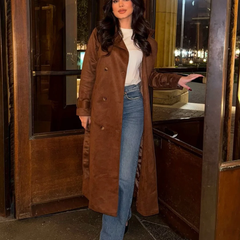 Women's Banbury Suede Trench Coat - photo 7