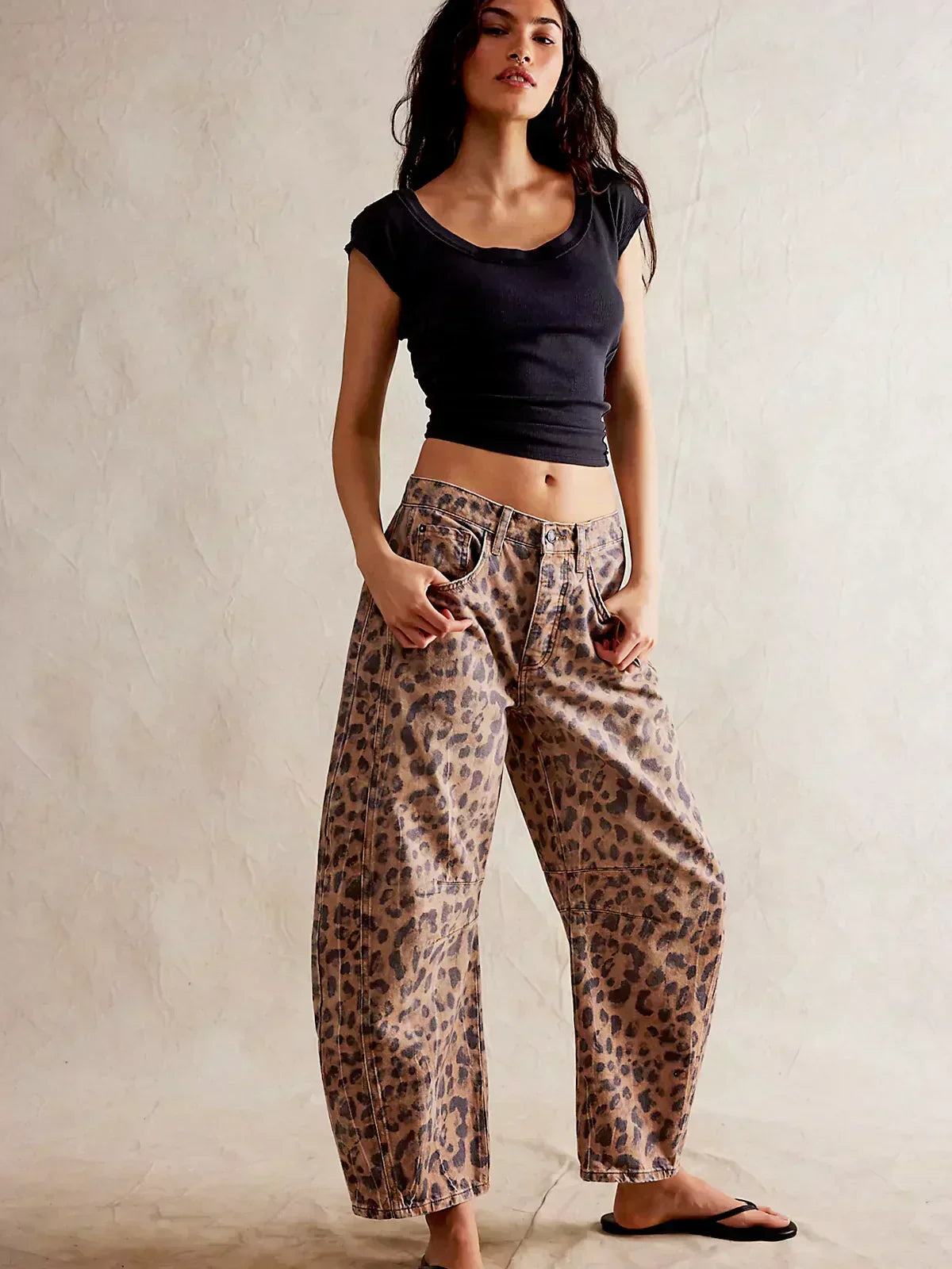 Edith | Leopard Print Wide-Leg Pants for Women | Bold Casual - photo 4