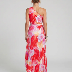 Taya™ One Shoulder Pleated Bodice Midi Dress - photo 4