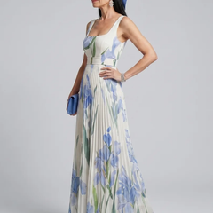 Ophelia™ Sleeveless Square Neck Floral Print Midi Dress - photo 2