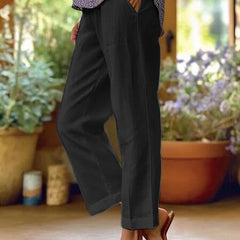 Black Beth | Coastal Breeze Wide-Leg Pants for Women