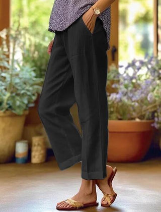 Black Beth | Coastal Breeze Wide-Leg Pants for Women