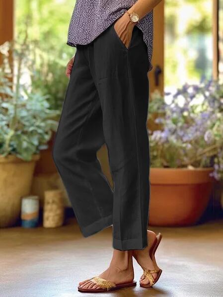 Black Beth | Coastal Breeze Wide-Leg Pants for Women