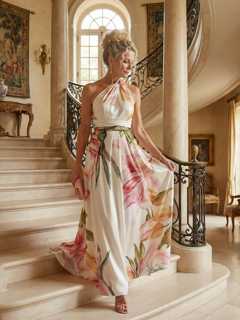 Amiel | Light Floral Maxi Dress - photo 8