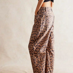 Edith | Leopard Print Wide-Leg Pants for Women | Bold Casual - photo 2