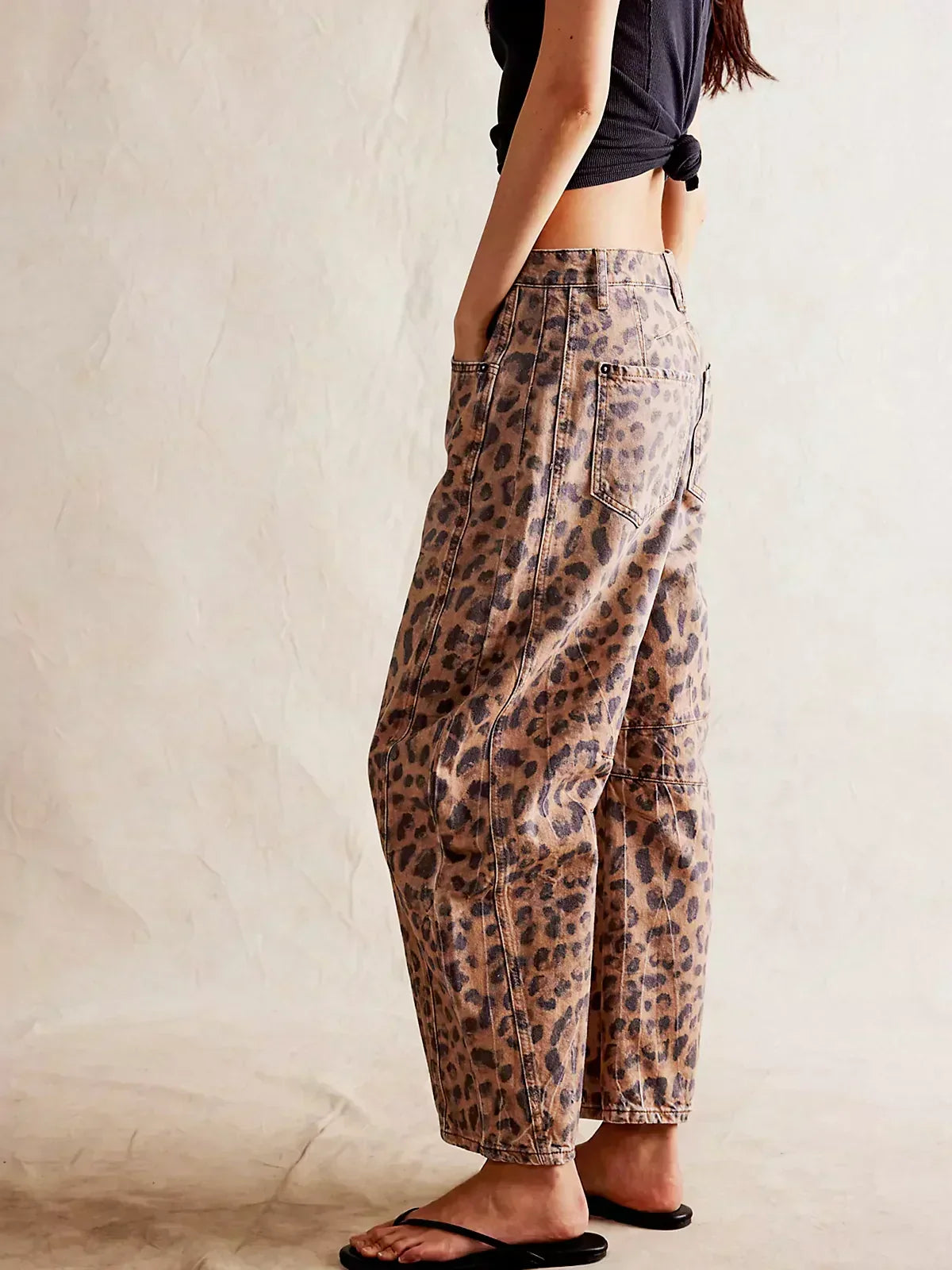 Edith | Leopard Print Wide-Leg Pants for Women | Bold Casual - photo 2