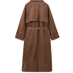 Women's Banbury Suede Trench Coat - photo 4