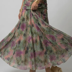 Calen | Off Shoulder Flow Midi Dress - photo 7