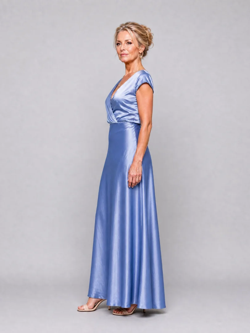 Samouse™ Cap Sleeve Wrap Bodice Maxi Dress - photo 7