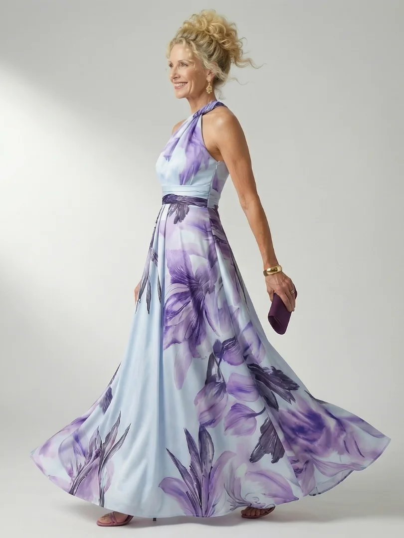 Amiel | Light Floral Maxi Dress - photo 4