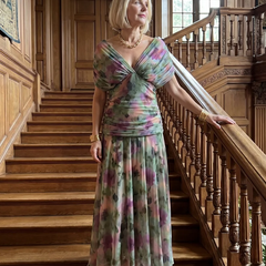 Calen | Off Shoulder Flow Midi Dress - photo 11