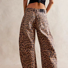 Edith | Leopard Print Wide-Leg Pants for Women | Bold Casual - photo 1