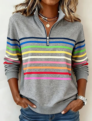 Gray SANNE | Casual Sweater with Comfort and Colorful Style for Every Day