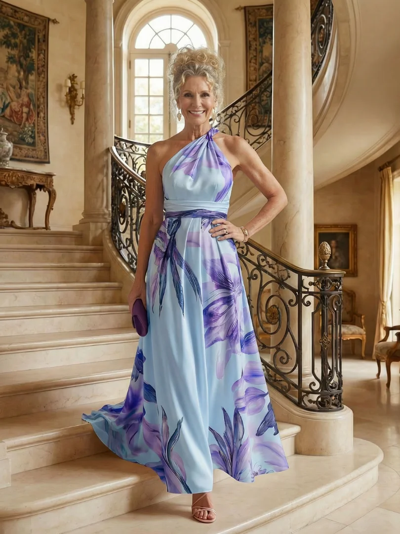Amiel | Light Floral Maxi Dress - photo 9