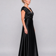 Samouse™ Cap Sleeve Wrap Bodice Maxi Dress - photo 9