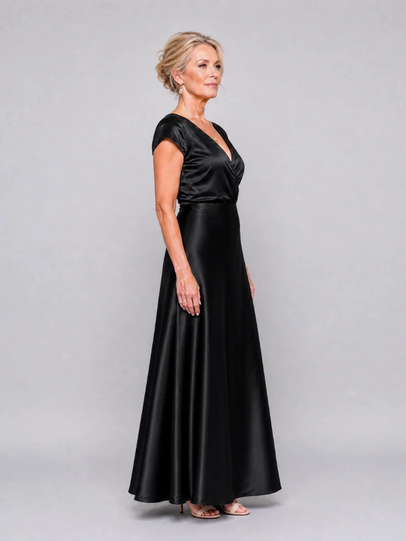 Samouse™ Cap Sleeve Wrap Bodice Maxi Dress - photo 9